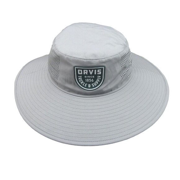 Orvis Wide-Brim Performance Sun Hat Titanium Grey One Size Fit NEW - Picture 1 of 12
